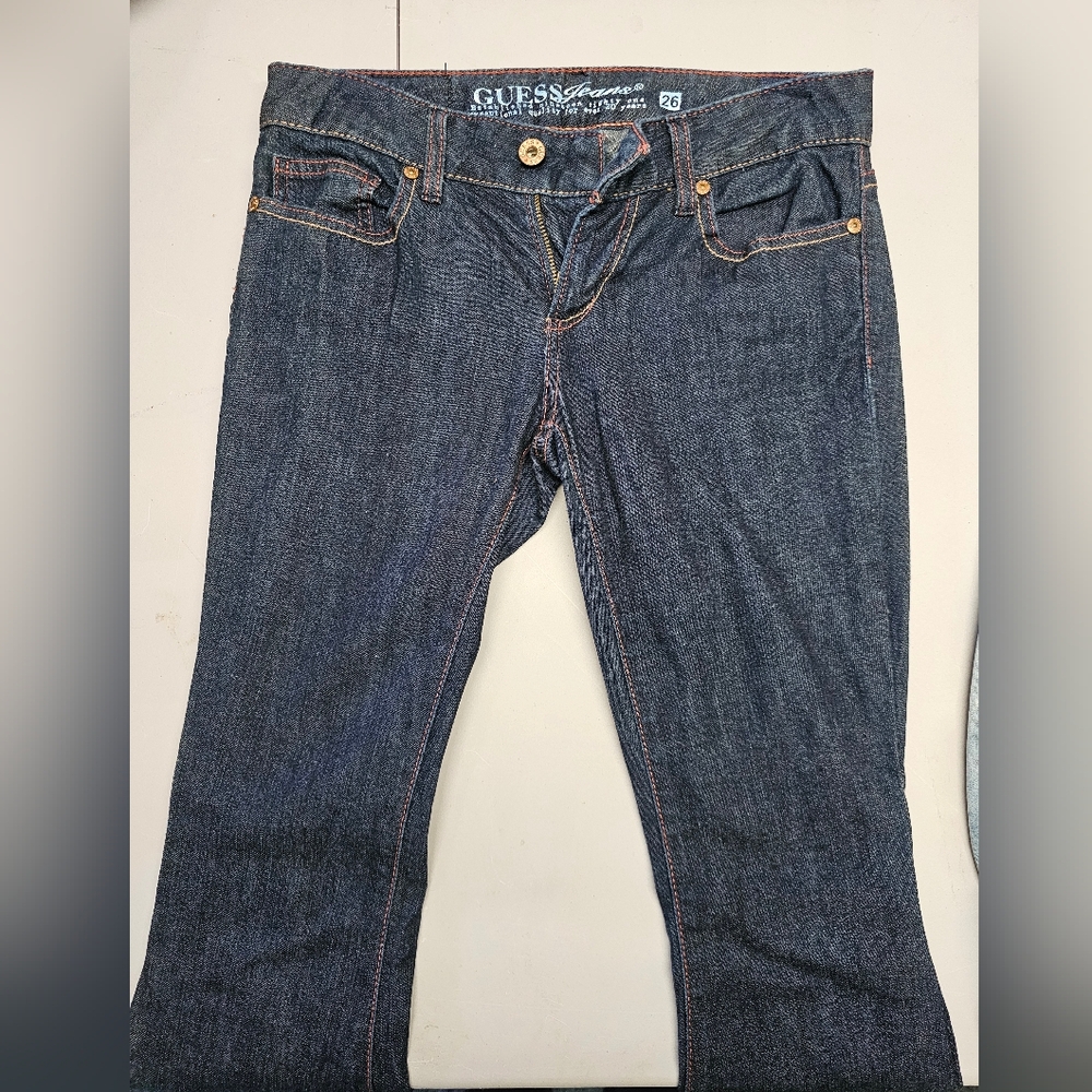 Guess Jeans Flare Medium Dark Size 26